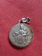 zilverkleurige  religieuze hanger, Verzamelen, Verzenden