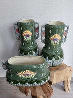 Geglazuurd aardewerk Vazen en Pot - Vintage / Brocante, Ophalen