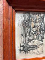 Kleine oude schilderijtjes Anton Pieck, Antiek en Kunst, Ophalen of Verzenden