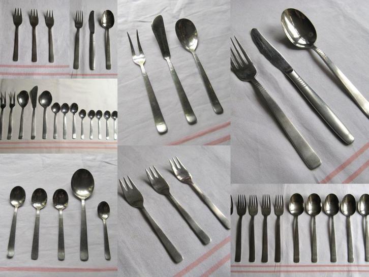 Gero Zilmeta model 510 - diverse bestekdelen, Huis en Inrichting, Keuken | Bestek, Gebruikt, Los bestek, Rvs of Chroom, Vaatwasserbestendig