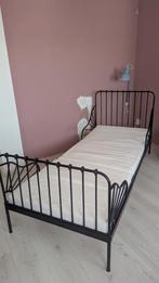Ikea minnen bed zwart met matras, Ophalen, Gebruikt, 70 tot 85 cm, Matras