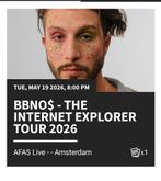 Bbno$ ticket, Tickets en Kaartjes, Eén persoon