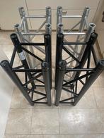 Trussen 4x 1 meter zwart en zilver + toebehoren, Muziek en Instrumenten, Licht en Laser, Ophalen of Verzenden, Nieuw, Overige typen