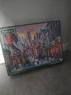 Falcon puzzel Christmas in York, 1000 stukjes, Ophalen of Verzenden, 500 t/m 1500 stukjes, Zo goed als nieuw, Legpuzzel