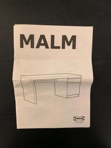 Ikea malm bureau zwart - afbeelding 6