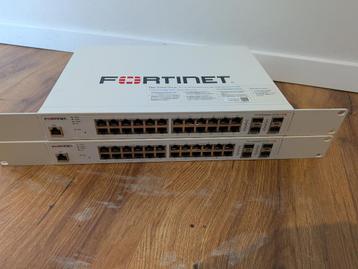 2x FortiSwitch 224E-POE – 24-poorts switches met PoE beschikbaar voor biedingen