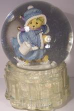 Cherished Teddies Muziekdoos Waterglobe Candace, Ophalen of Verzenden, Zo goed als nieuw, Beeldje, Cherished Teddies