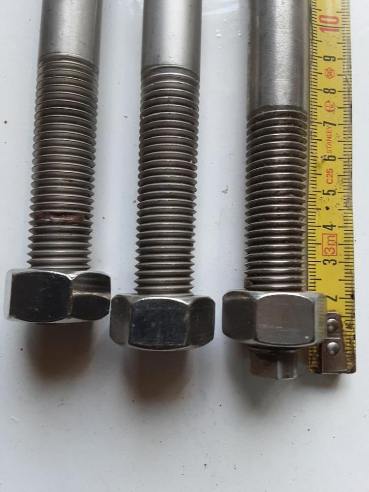 Te koop Draadeinden  12 en 16 mm, Doe-het-zelf en Verbouw, IJzerwaren en Bevestigingsmiddelen, Nieuw, Overige typen, Ophalen of Verzenden