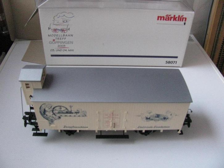 Märklin modellbahn treff 2003 no 58071 Spoor 1, Hobby en Vrije tijd, Modeltreinen | Overige schalen, Nieuw, Wagon, Gelijkstroom