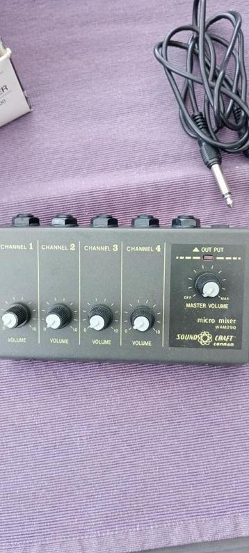 4 kanaals microfoon mengpaneel Soundcraft WAM290 beschikbaar voor biedingen