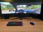 Gaming Setup Ultrawide Monitor, Computers en Software, Desktop Pc's, Ophalen, Zo goed als nieuw, Gaming, SSD