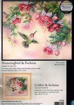 Cado dimensions borduurpakket hummingbird & fuchsias, Ophalen of Verzenden, Nieuw, Handborduren, Borduurpakket