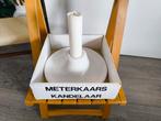 Vintage meterkaars kandelaar, Ophalen of Verzenden, Minder dan 25 cm