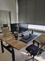 Zit/sta duo bureau Nirvana 2.0 electrisch verstelbaar H-poot, Huis en Inrichting, Bureaus, Ophalen, Elektrisch, Zo goed als nieuw