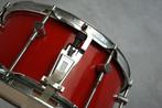 Sonor Force 2000 Germany snare rood 14x6 inch  <230497>, Muziek en Instrumenten, Gebruikt, ., Drums of Percussie, Ophalen of Verzenden