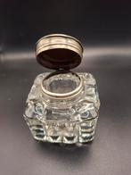 Antieke inktpot jaren 40, Antiek en Kunst, Antiek | Glas en Kristal, Ophalen of Verzenden