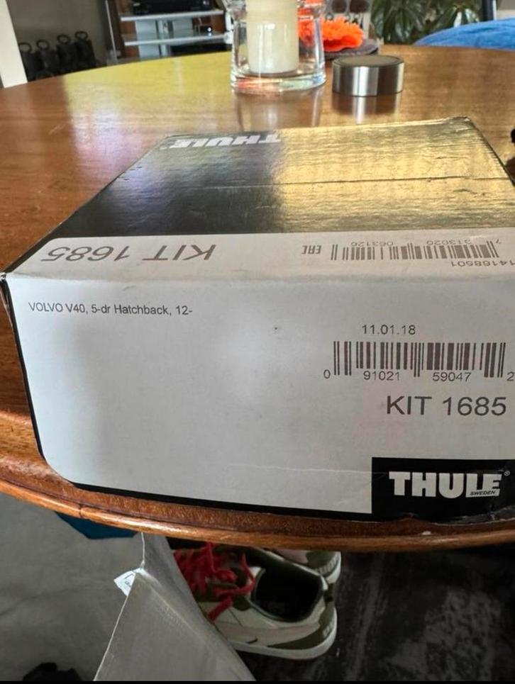 Thule Kit 1685 - Volvo V40 (2012-), Auto diversen, Dakdragers, Nieuw, Ophalen of Verzenden