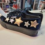 Superga plateau blauw velvet sneakers met sterren 38 47849, Blauw, ., Ophalen of Verzenden, Superga