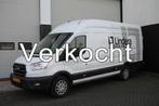 Ford Transit 2.0 TDCI L4H3 170PK EURO 6 - Airco - Cruise - N, Auto's, Zwart, 4 cilinders, Wit, 11 km/l