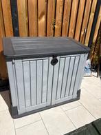 Opbergbox tuin, Tuin en Terras, Bergingen en Tuinkasten, Ophalen, Gebruikt, Kunststof, Containerberging