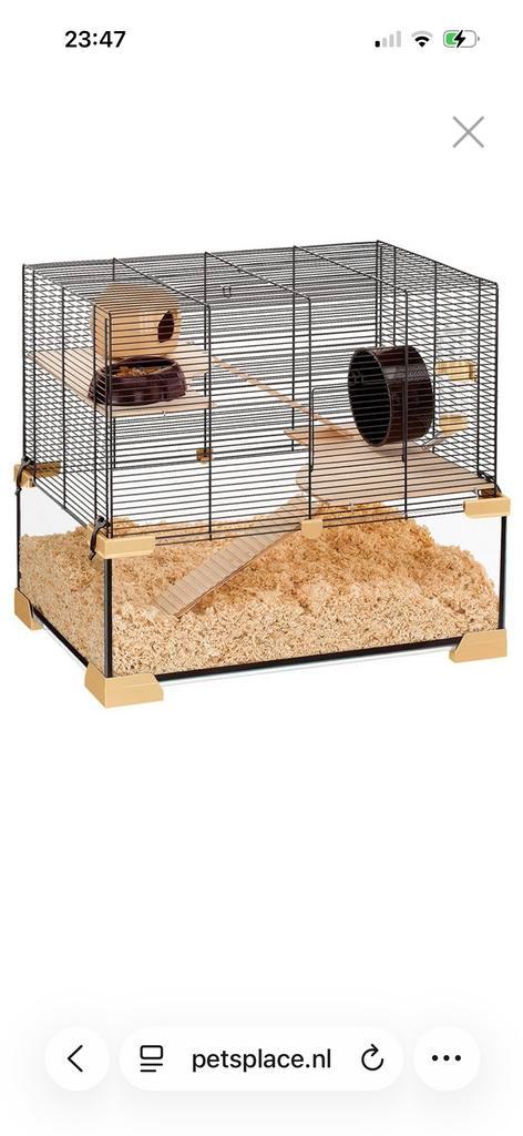 Hamsterkooi / knaagdierkooi, Dieren en Toebehoren, Knaagdieren en Konijnen | Hokken en Kooien, Gebruikt, Kooi, Minder dan 60 cm