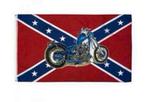vlag, rebel met motor, mancave, hobby, chopper, Ophalen of Verzenden, Nieuw