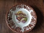 Bord Palisssy game series bruin fazanten 25 cm, Antiek en Kunst, Antiek | Keramiek en Aardewerk, Ophalen of Verzenden