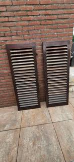 2 mooie zware kwaliteit louvre luiken., Ophalen, Gebruikt