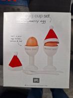 Eierdopjes met kerstmutsjes NIEUW, Ophalen of Verzenden, Nieuw