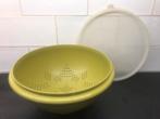 Tupperware vergiet vrijstaand deksel retro vintage groen, Verzenden, Gebruikt, Groen, Overige typen