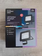 LED Buiten Schijnwerper met Bewegingssensor, Tuin en Terras, Buitenverlichting, Minder dan 50 watt, Ophalen of Verzenden, Netvoeding