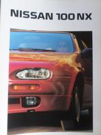 Nissan 100 NX 1.6 & 2.0 GTI Facelift Brochure, Boeken, Auto's | Folders en Tijdschriften, Gelezen, Nissan, Verzenden