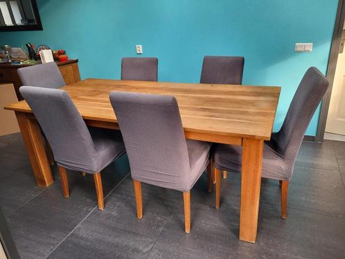 Eettafel, Salontafel, TV Meubel & Stoelen, Huis en Inrichting, Complete eetkamers, Gebruikt, 4 tot 6 stoelen, Ophalen