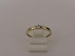Gouden damesring met zirkonia                            G43, 18 tot 19, Gebruikt, ., Ophalen of Verzenden