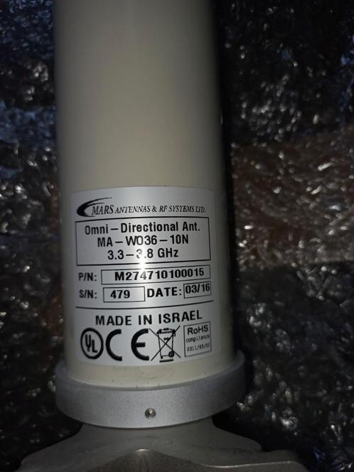Mars Antennas MA-WO36-10N Omni-directionele Antenne Nieuw, Watersport en Boten, Navigatiemiddelen en Scheepselektronica, Nieuw