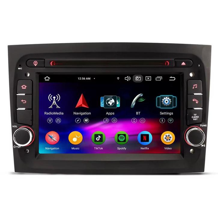 Fiat Doblo Android Radio Navigatie CarPlay & Android Auto, Auto diversen, Autoradio's, Nieuw, Ophalen of Verzenden