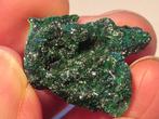 Stukje met zeer mooie malachiet kristallen uit Congo, Ophalen of Verzenden