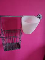 Opberg wandroede met 5 bakjes en knijpertjes, Huis en Inrichting, Ophalen, Zo goed als nieuw