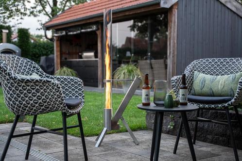 vuurbuis pelletbrander soort vuurton vlambuis vuurhaard, Tuin en Terras, Terrasverwarmers, Gebruikt, Vloer, Ophalen