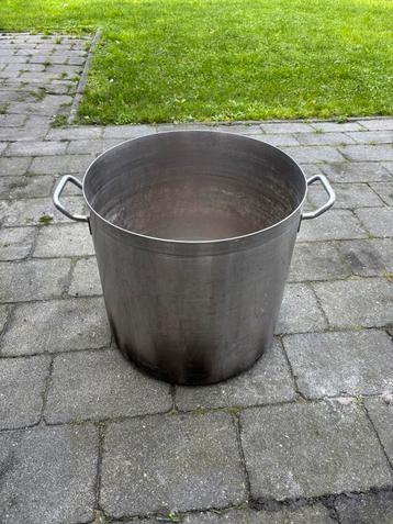 Grote rvs kookpan / particle pan beschikbaar voor biedingen