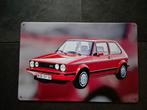Volkswagen golf MK1 reclamebord, Verzamelen, Merken en Reclamevoorwerpen, Ophalen of Verzenden, Nieuw, Reclamebord
