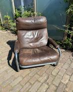 Gelderland Meneer Oberman fauteuil, Ophalen, Gebruikt, 100 tot 125 cm, Metaal