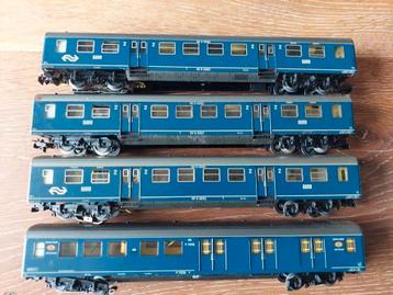 Märklin 4048/4049 NS 4 x Plan E-rijtuigen met verpakkingen beschikbaar voor biedingen