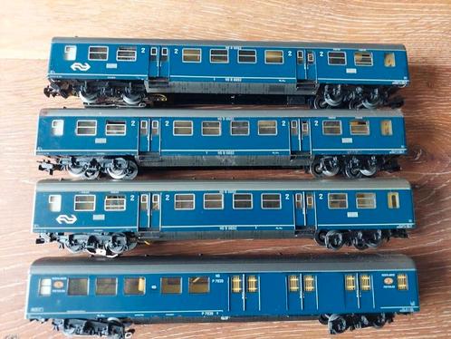Märklin 4048/4049 NS 4 x Plan E-rijtuigen met verpakkingen, Hobby en Vrije tijd, Modeltreinen | H0, Zo goed als nieuw, Wagon, Wisselstroom