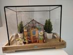 Kas Miniatuur onder glas, Huis en Inrichting, Woonaccessoires | Overige, Ophalen, Zo goed als nieuw