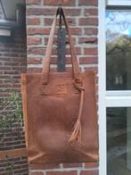 Handtas echt leer, Sieraden, Tassen en Uiterlijk, Tassen | Schoudertassen, Ophalen, Bruin, Leer