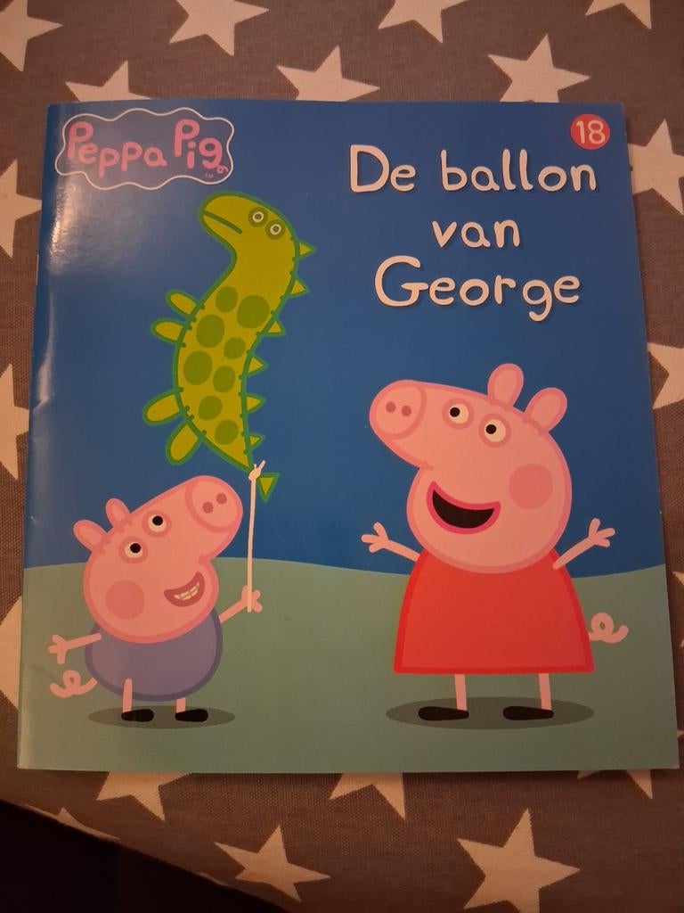 boek peppa big - de ballon van george, Ophalen of Verzenden, Gelezen, 2 tot 3 jaar