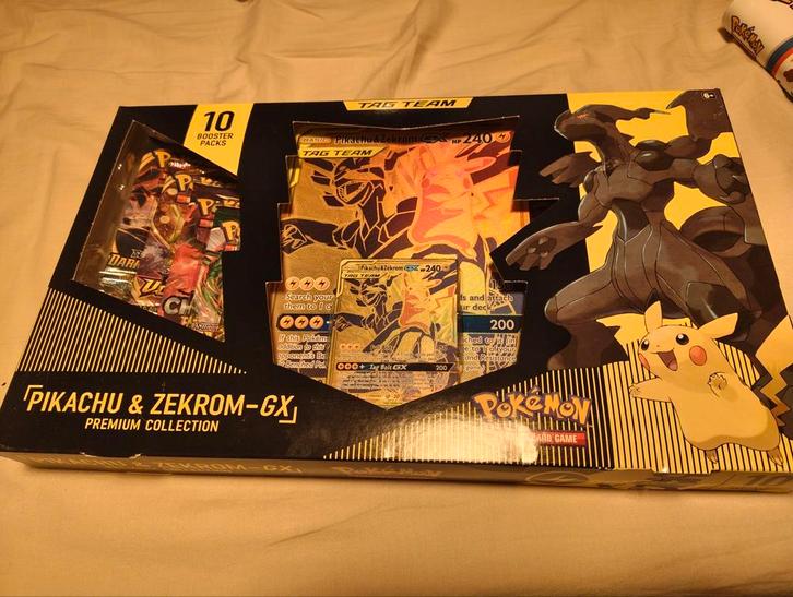 Pikachu & Zekrom-GX Premium Collectie, Hobby en Vrije tijd, Verzamelkaartspellen | Pokémon, Nieuw, Overige typen, Ophalen