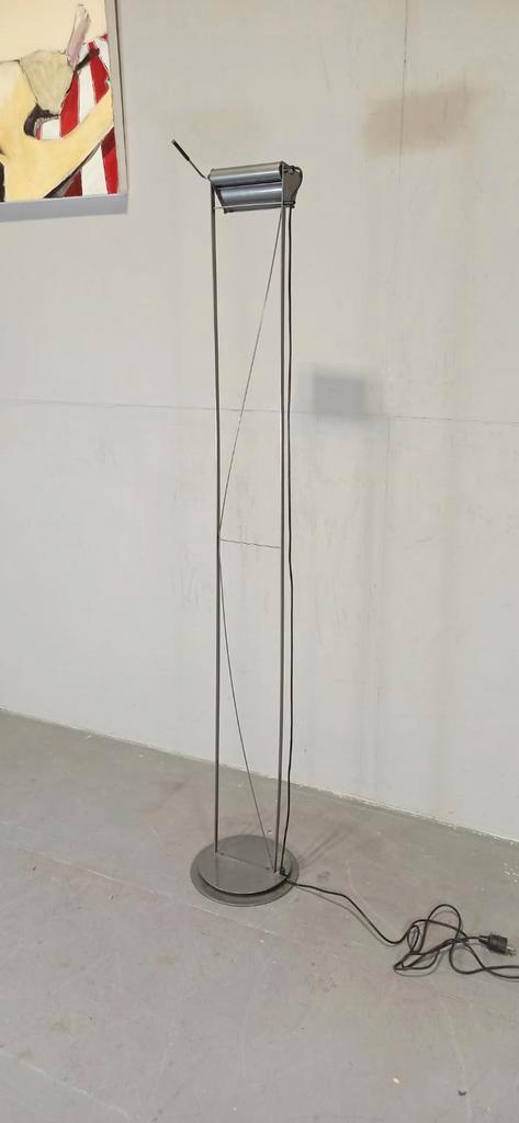 Vintage postmodern 'Opus' vloerlamp, Lumina, Italië, Huis en Inrichting, Lampen | Vloerlampen, Gebruikt, 150 tot 200 cm, Metaal