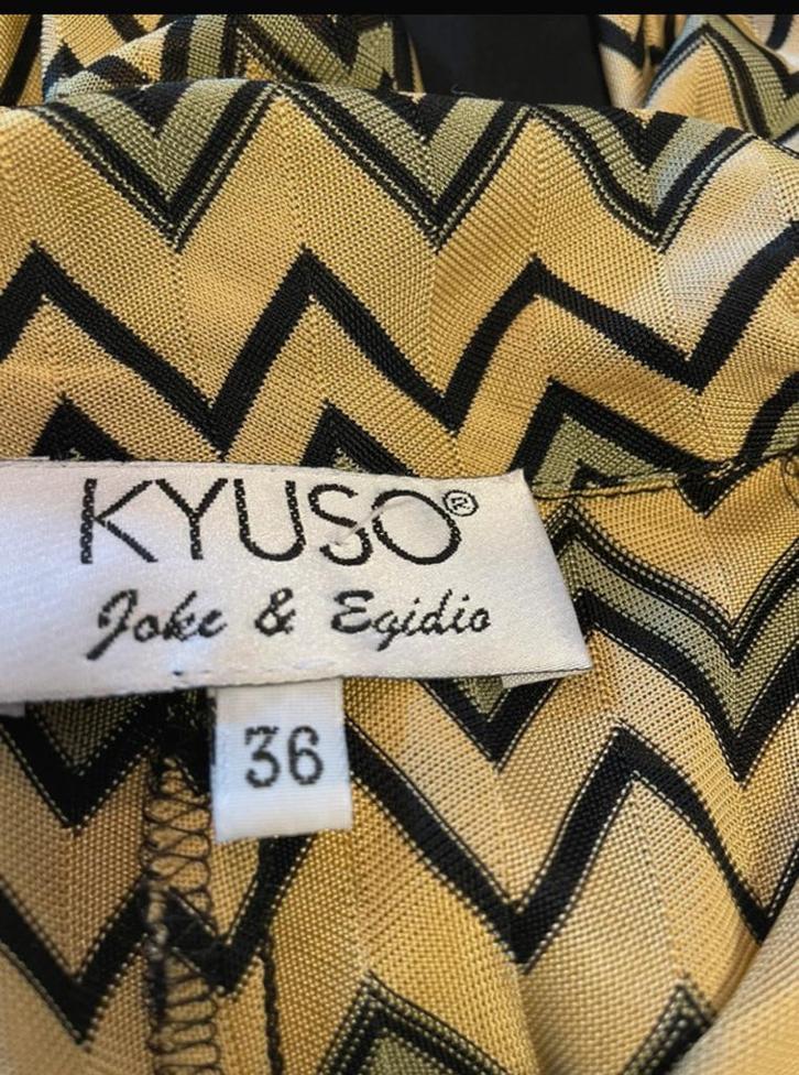 Shirt Kyuso maat XS, Kleding | Dames, Blouses en Tunieken, Zo goed als nieuw, Maat 34 (XS) of kleiner, Geel, Ophalen of Verzenden